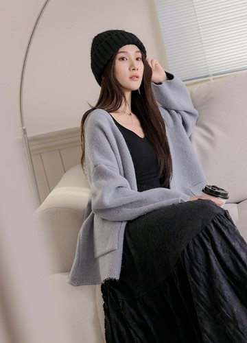 韓系微厚毛衣外套