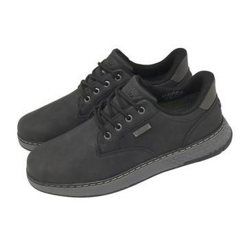 Skechers 休閒鞋 Garlan Slip-Ins 男鞋 黑 皮革 防潑水 205649BLK