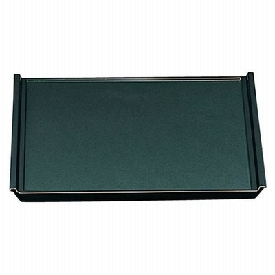 尺3 奥広フライト盆/トレー 〔グリーンパール毘沙門天SL〕 394×310×19mm 日本製 〔和食 レストラン 店舗 お店〕〔代引不可〕[21]