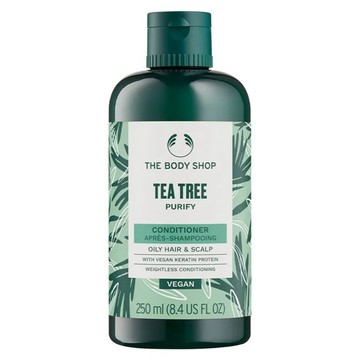 THE BODY SHOP 美體小舖 台灣公司貨 茶樹淨化護髮乳  1個  250ml
