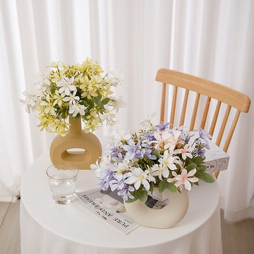 【台灣現貨】七海香雪蘭 蘭花 小野花 小雛菊 仿真花 家居裝飾 婚慶假花 人造花束 插花 園藝 聖誕 新年 裝飾花乾燥花