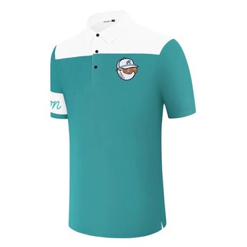 2024新款高爾夫球服男短袖POLO衫夏季速干透氣運動上衣