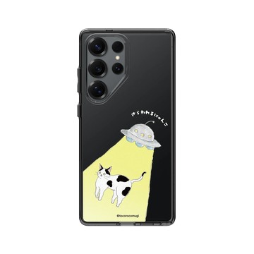 Galaxy S25 Ultra Clear 酷墨灰 - TOCOROCOMUGI - 飛走的UFO貓