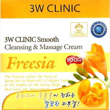 韓國3W小蒼蘭臉部SPA雙效卸妝按摩霜-300mL [53757]