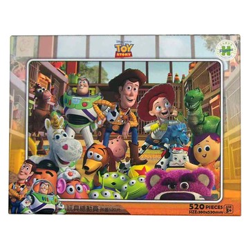 HUNDRED PICTURES 百耘圖 Toy story3玩具總動員拼圖，520片，尺寸380x530mm  HPD0520-200  1盒