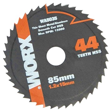 WORX 威克士 台灣公司貨 44T HSS高速鋼 金屬鋸片 WA5035 8.5cm  1個