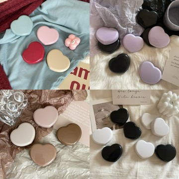 🎁品牌會員禮物🎁*顏色隨機*馬卡龍色系愛心款式飾品收納盒