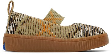 Burberry 驼色 Check Mary Jane 儿童运动鞋