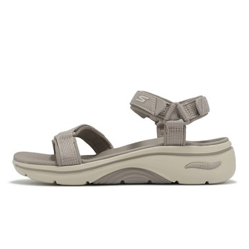 Skechers 涼鞋 Go Walk Arch Fit 2.0 Sandal 女鞋 灰褐色 支撐 緩衝 健走涼鞋 140876TPE