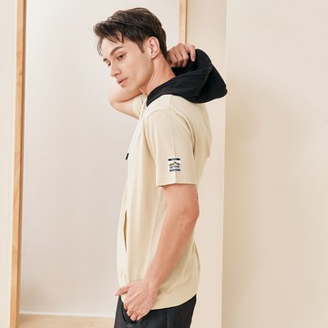 【OUTDOOR】連帽口袋T恤-杏色 ODC523UEBE (ODCLO)