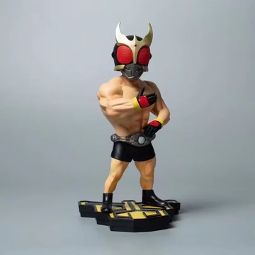 蛋白粉 大肌霸 肌肉 假面騎士 古迦 眼睛 可發光 擺件