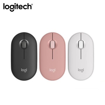【Logitech 羅技】M350S 鵝卵石無線滑鼠石墨灰