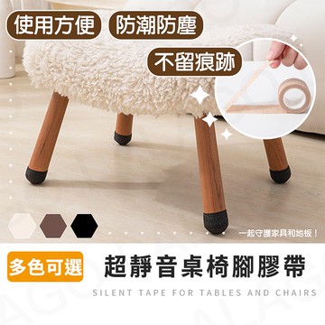【拉拉購】超靜音桌椅腳膠帶 腳椅墊 防磨腳貼 膠帶 椅腳套 防滑墊 防滑貼 布膠帶 椅腳墊 桌腳墊  防滑膠帶