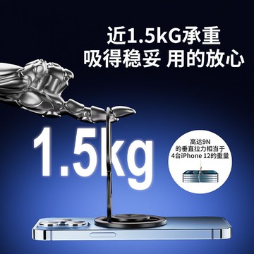 高顏值超薄磁吸手機指環支架二合一折疊旋轉磁吸式可拆卸支架背貼 d7252