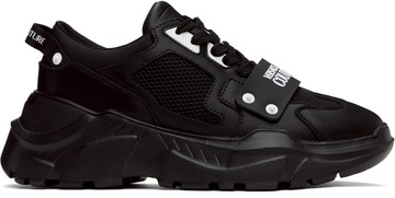 Versace Jeans Couture 黑色 Speedtrack Logo 运动鞋