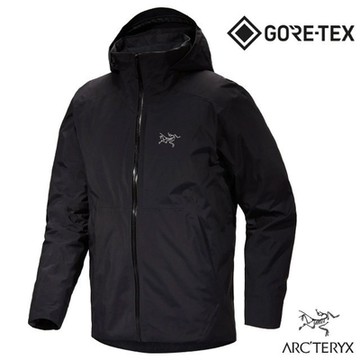 【ARCTERYX 始祖鳥】男 Ralle Insulated 防水防風透氣保暖連帽外套.夾克_X000007371 黑