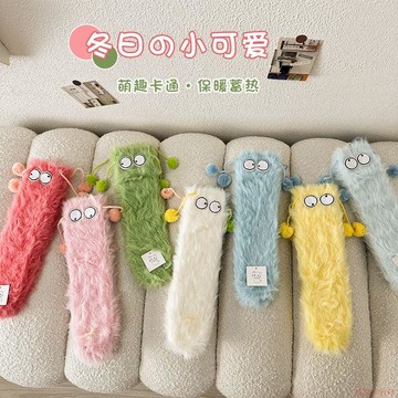 甄選好物🌈襪子地板可愛保暖不掉毛彈力不勒腳糖果色日系居家大眼睛搞怪親子