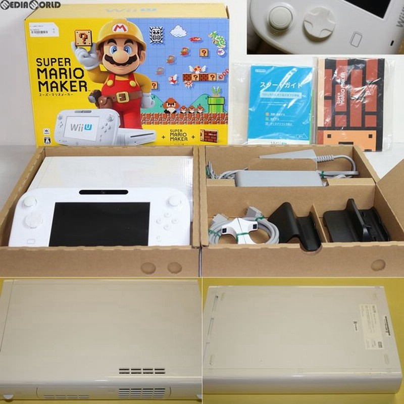 中古即納 訳あり 本体 Wiiu Wii U スーパーマリオメーカー セット Wii Uプレミアムセット Shiro シロ 白 Wup S Waha 通販 Lineポイント最大0 5 Get Lineショッピング