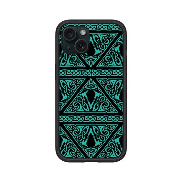 iPhone 15 Mod NX 黑 - Assassin's Creed - Valhalla - Crest Pattern