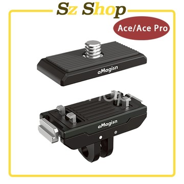 Insta360 磁吸鋁合金快拆 (通用Ace Pro 2/PRO/X5/X4 /X3 /X2 /X)通用1/4螺孔相機