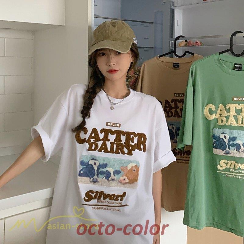 新☆ P3048 夏Tシャツ レディース ファッション 着痩せ 春夏 - ルーム