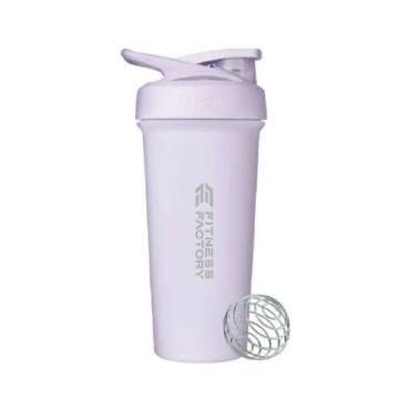 健身工廠xBlender Bottle-聯名搖搖杯/流光紫_杯身740ml_刻度590ml_食品級304不鏽鋼 大容量