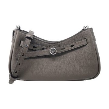 TORY BURCH Romy 拉鍊斜背包(橡木灰)