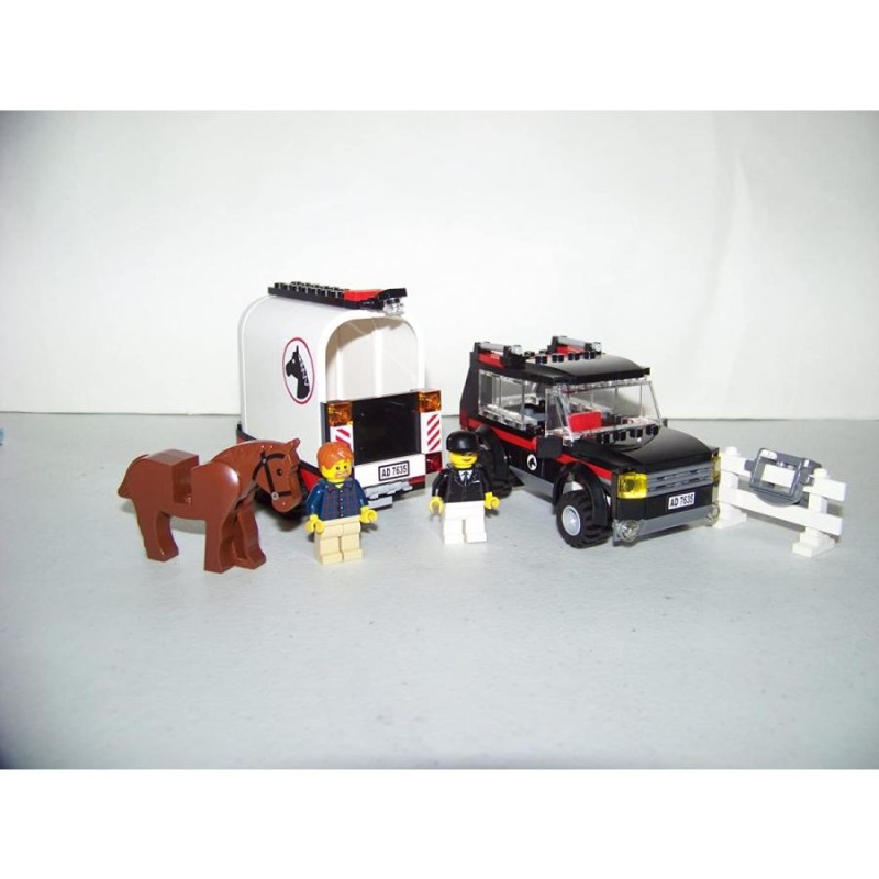 正規品 レゴ Lego (LEGO) Horse 7635 シティ City With レゴ 4WD (LEGO)の町 Trailer ホーストレーラー 付きの4WD 7635（並行輸入品）