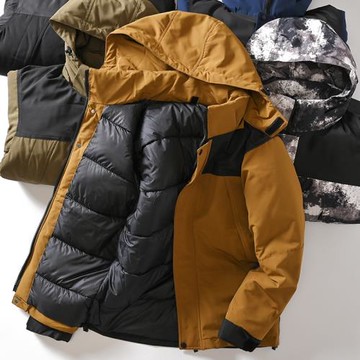 高蓬松 外貿男裝戶外加厚保暖防風防水抗寒連帽工裝棉衣棉服外套