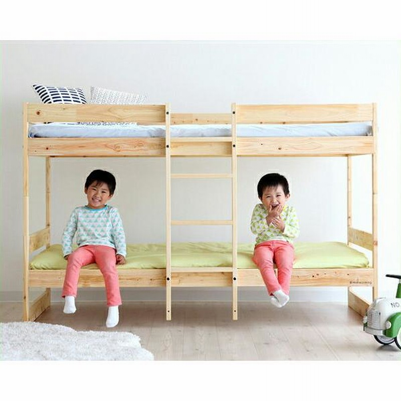 お取引中】北欧調 親子ベッド（二段ベッド） シングルサイズ【ホワイト