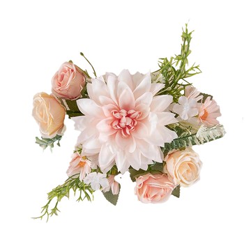 快豹 Dyli大麗仿真花束  粉色  6個