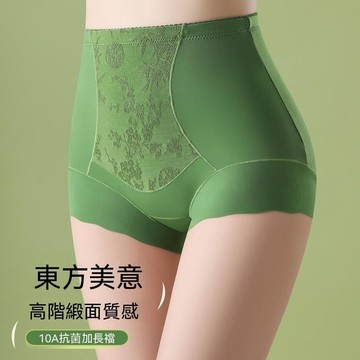 台灣现貨 高彈收腹內褲 加長襠收腹褲 國風浮雕蕾絲高腰收腹褲 提臀塑型美體褲  舒適抑菌塑形內褲 塑身提臀褲