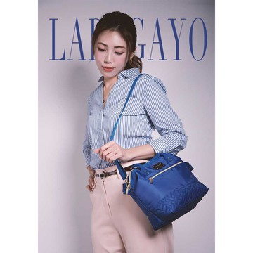 【lapagayo】簡約復古編織防盜多功能手提包