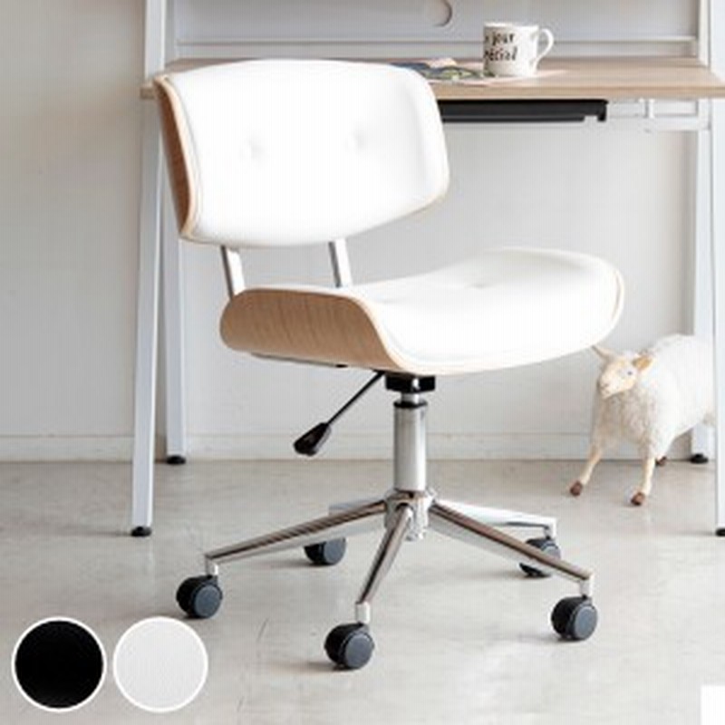 デスクチェア 座面高44～54cm 高さ調整 キャスターチェア オフィス