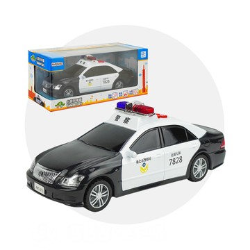 888ezgo 1:18 台灣配音110警車(警車音效+音樂+車燈亮)(摩輪手推超會跑)(8710)