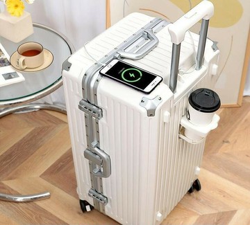 充電多功能拉桿箱大容量加厚行李箱女減震剎車萬向輪密碼旅行箱子