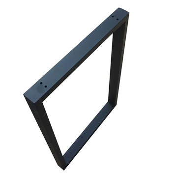 優樂悅~包郵回字型支撐腿辦公桌腳書桌腳單邊腳櫥柜腿腳架黑色鐵藝可定制