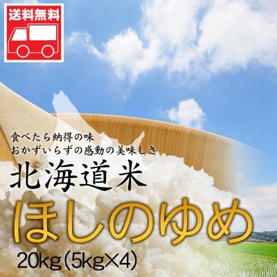 北海道産 ほしのゆめ20kg 5kg×4  北海道米 ほしのゆめ おためし 送料無料沖縄は送料別途加算 御歳暮 クリスマス 正月