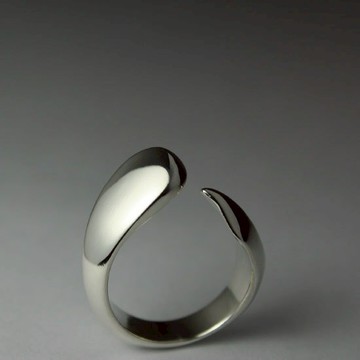 集悅。魚兒 純銀戒指