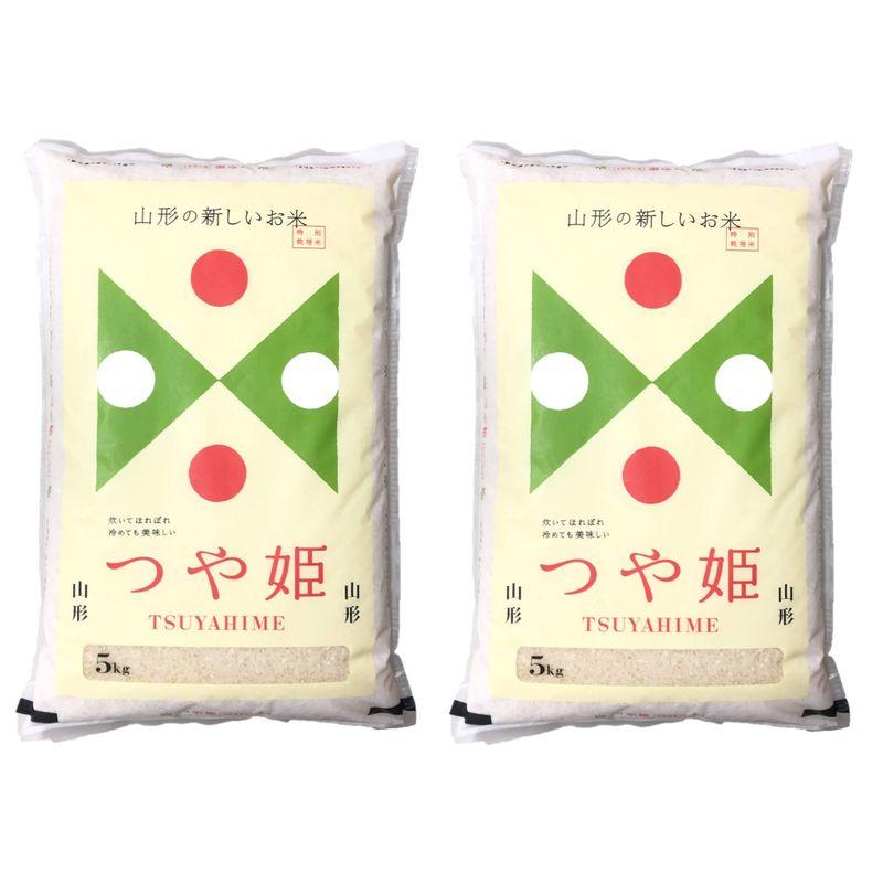 山形県産 つや姫 特別栽培米 特A 1等米 白米 令和4年度産 (無洗米5kg×2)