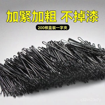 🎀臺灣出貨🎀 丸子頭髮夾 高馬尾夾 髮夾 無痕 黑色一字夾 邊夾側邊髮夾 後腦勺化妝師專用碎髮夾子 卡子劉海夾前額