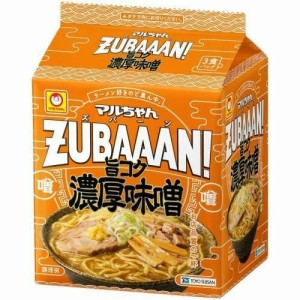 東洋水産　マルちゃんZUBAAAN! 旨コク濃厚味噌（ 3食パック）×9個×2セット