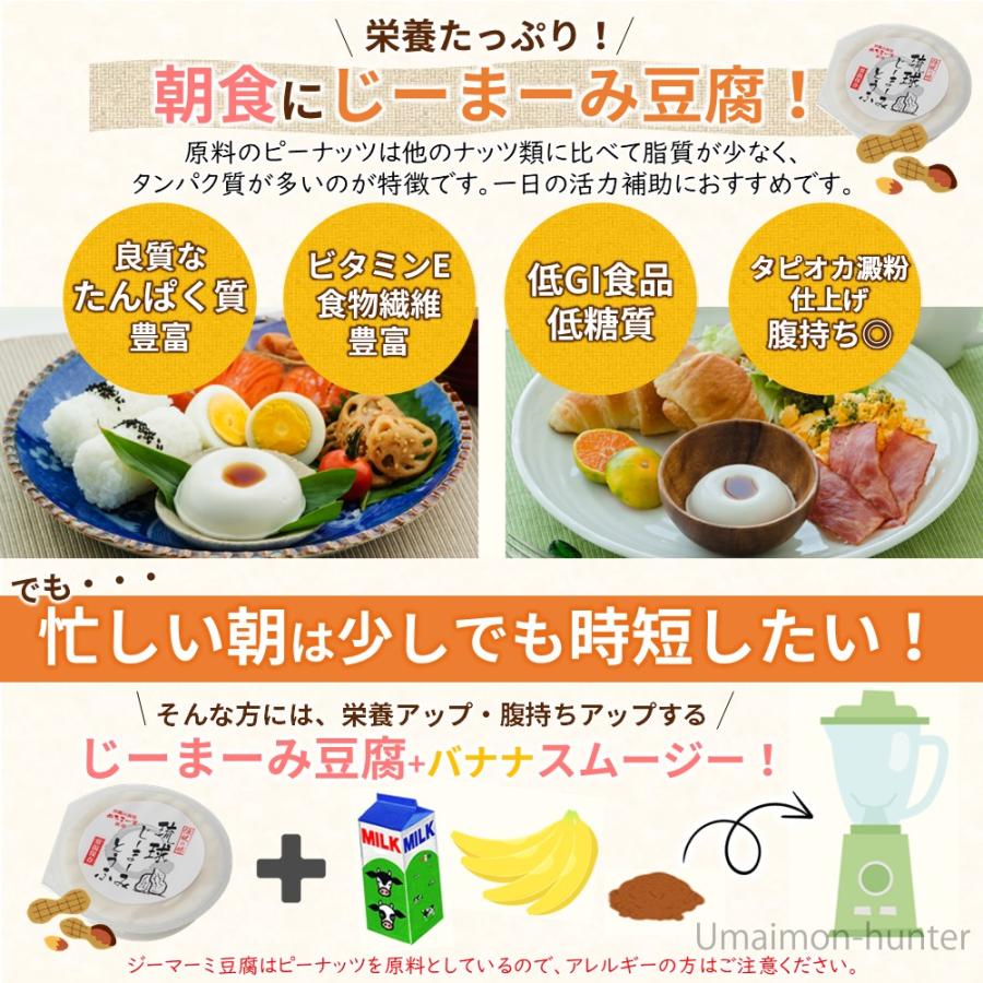 琉球じーまーみとうふ 63g×10個入 ハドムフードサービス 沖縄 土産 人気 惣菜 郷土料理 落花生の豆腐