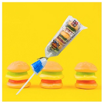 AJI OKASHI 味覺百撰~漢堡型軟糖18g(單支)