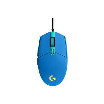 Logitech G G102 炫彩遊戲滑鼠-藍