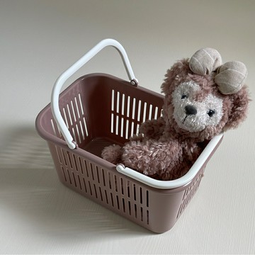 多功能野餐提籃 戶外提籃 購物籃 S號 方形 7.5L無印風 台灣製