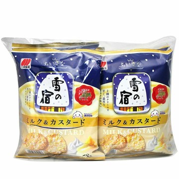 [COSCO代購6] C453830 三幸 雪宿米果 北海道濃厚牛奶卡士達風味 78公克 X 6包