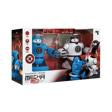 Sharper Image RC 紅外線 碰碰機甲人 (藍白)