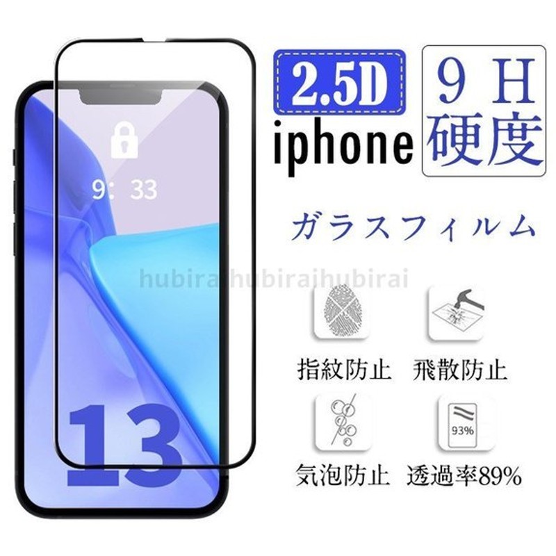 iPhone12 フィルム ブルーライトカット iPhone mini pro 液晶保護 指紋防止 ミニ 12 強化ガラスフィルム 飛散防止