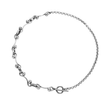 [韓國] [鋼飾] 夜的串流鎖骨鍊 / Night Stream Necklace